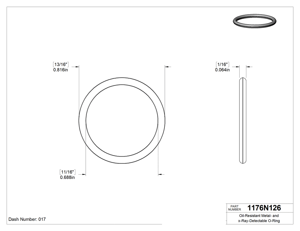 Technical drawing - 1176N126